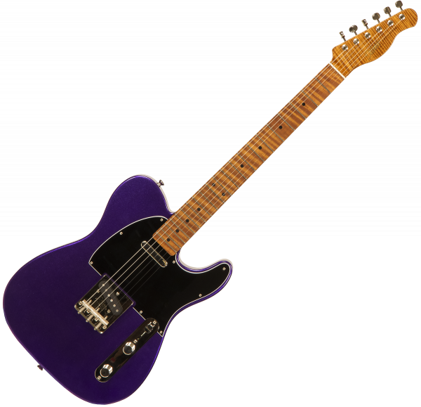 Guitare électrique solid body Xotic California Classic XTC-1 Ash #2106 - Light aging metallic purple