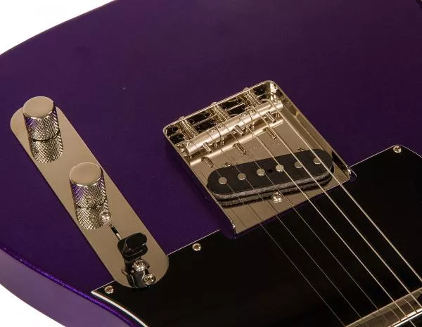 Guitare électrique solid body Xotic California Classic XTC-1 Ash #2106 - light aging metallic purple