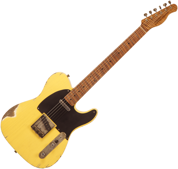 Guitarra eléctrica de cuerpo sólido Xotic California Classic XTC-1 Ash #2107 - Heavy aging butterscotch