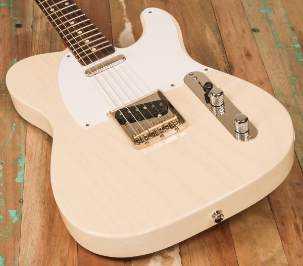 Guitare électrique solid body Xotic California Classic XTC-1 Ash #2103 - light aging white blonde