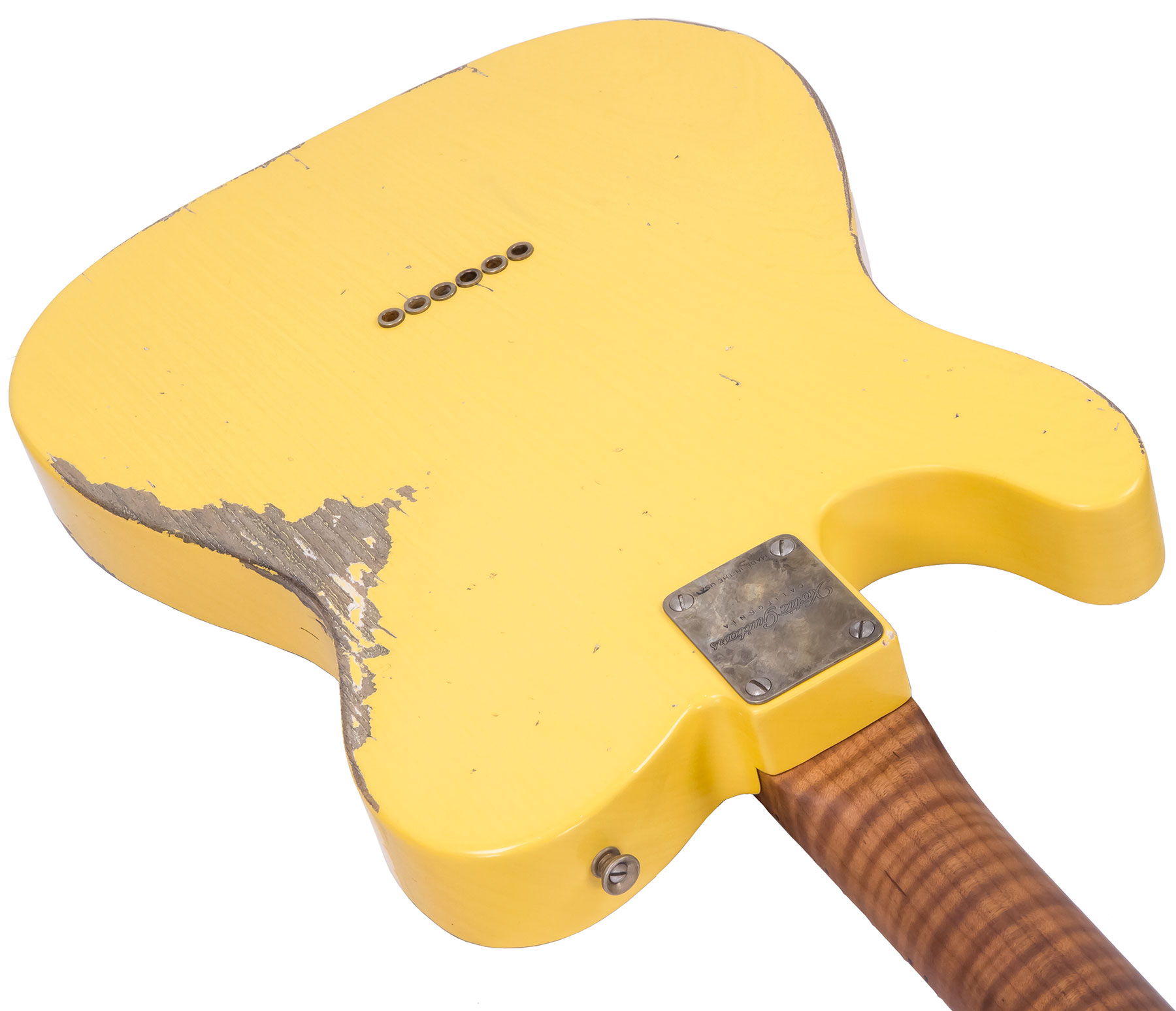 Xotic Xtc-1 Ash Master Grade California Class 2s Mn #1943 - Super Heavy Aging Butterscotch - Guitare Électrique Forme Tel - Variation 3