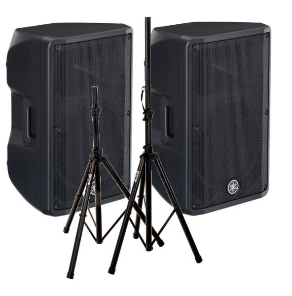 Yamaha 2 x DBR12 + Stand X-tone Complete pa system