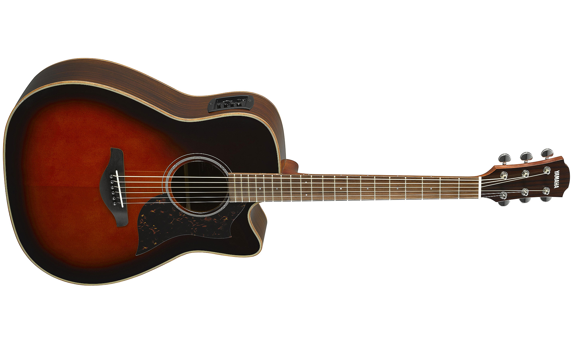 Yamaha A1r Ii Tbs Dreadnought Cw Epicea Palissandre 2017 - Tobacco Brown Sunburst - Guitare Electro Acoustique - Variation 1