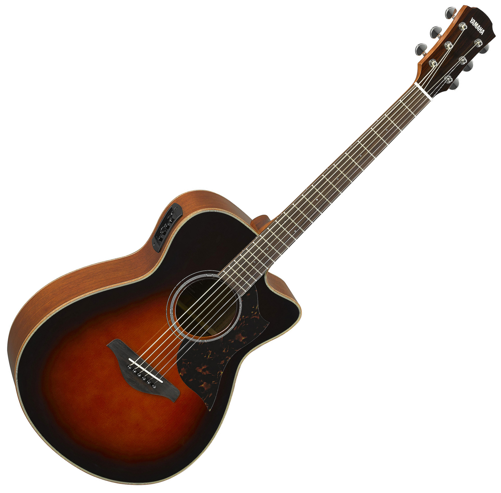 Guitare electro acoustique Yamaha AC1M II TBS tobacco brown sunburst