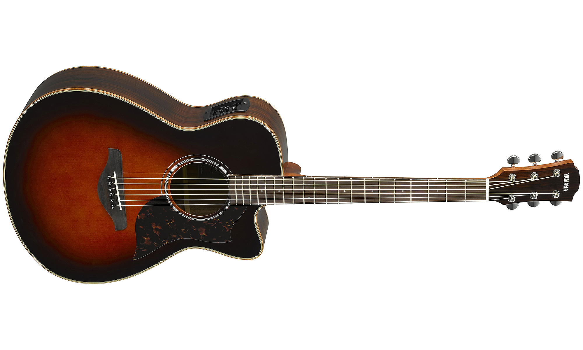 Yamaha Ac1r Ii Tbs Concert Cw Epicea Palissandre 2017 - Tobacco Brown Sunburst - Guitare Electro Acoustique - Variation 1