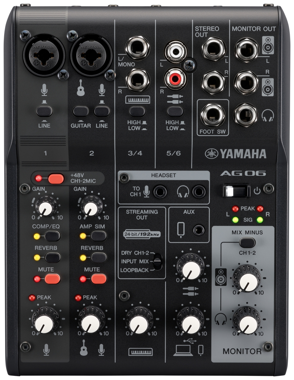 Yamaha Ag06 Mk2 - Table De Mixage Analogique - Variation 1