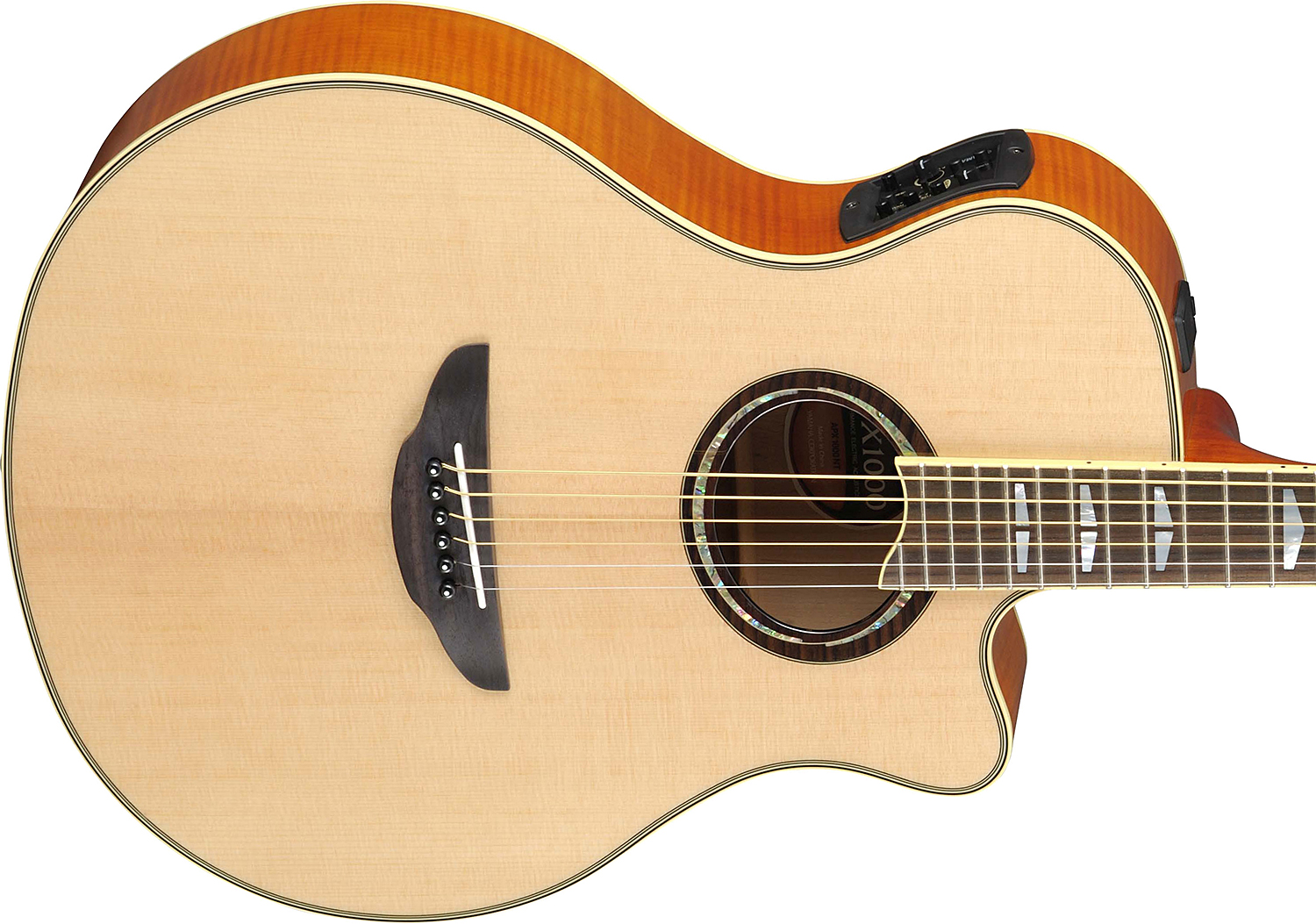 Yamaha Apx1000 Auditorium Cw Epicea Erable Rw - Natural - Guitare Electro Acoustique - Variation 2