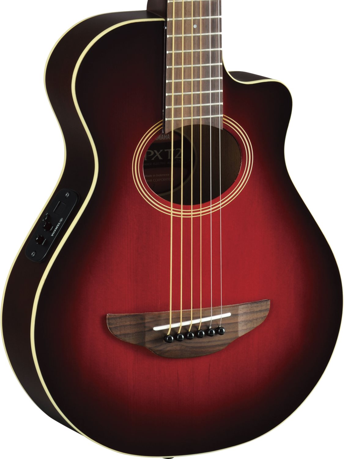 Yamaha Apxt2 - Dark Red Burst - Guitare Acoustique Voyage - Variation 2