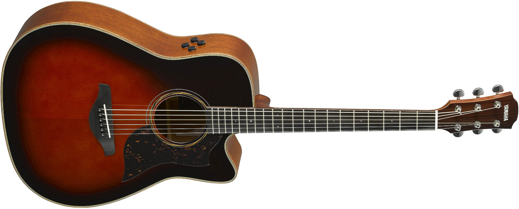 Yamaha A3m Are Tbs Dreadnought Cw Epicea Acajou 2017 - Tobacco Brown Sunburst - Guitare Electro Acoustique - Main picture