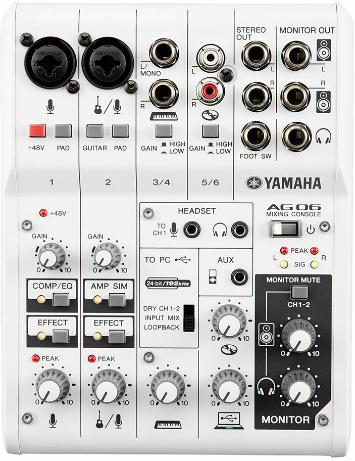 Yamaha Ag06 - Table De Mixage Analogique - Main picture