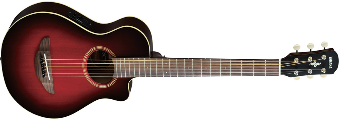 Yamaha Apxt2 - Dark Red Burst - Guitare Acoustique Voyage - Main picture