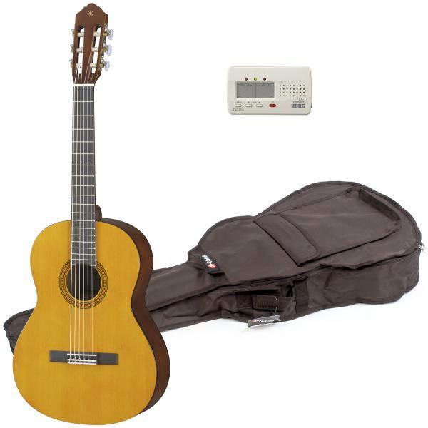 Pack guitare classique Yamaha CS40 3/4 + housse + accordeur - Natural