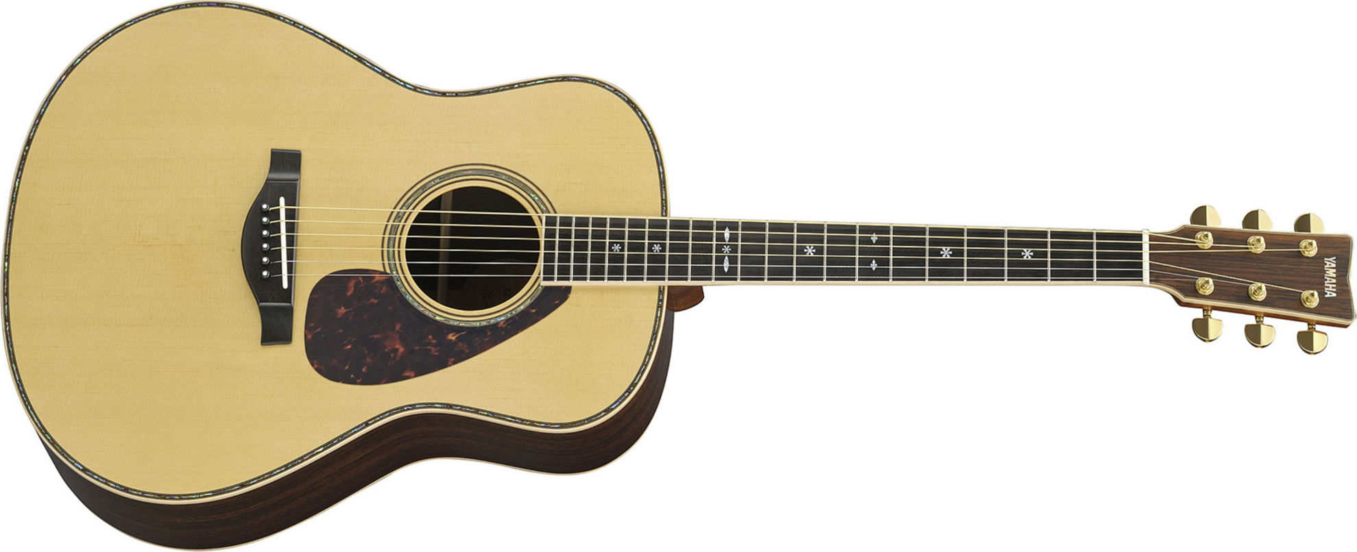 Yamaha Custom Shop Ll36 Are Japon Dreadnought Epicea Palissandre - Natural - Guitare Electro Acoustique - Main picture