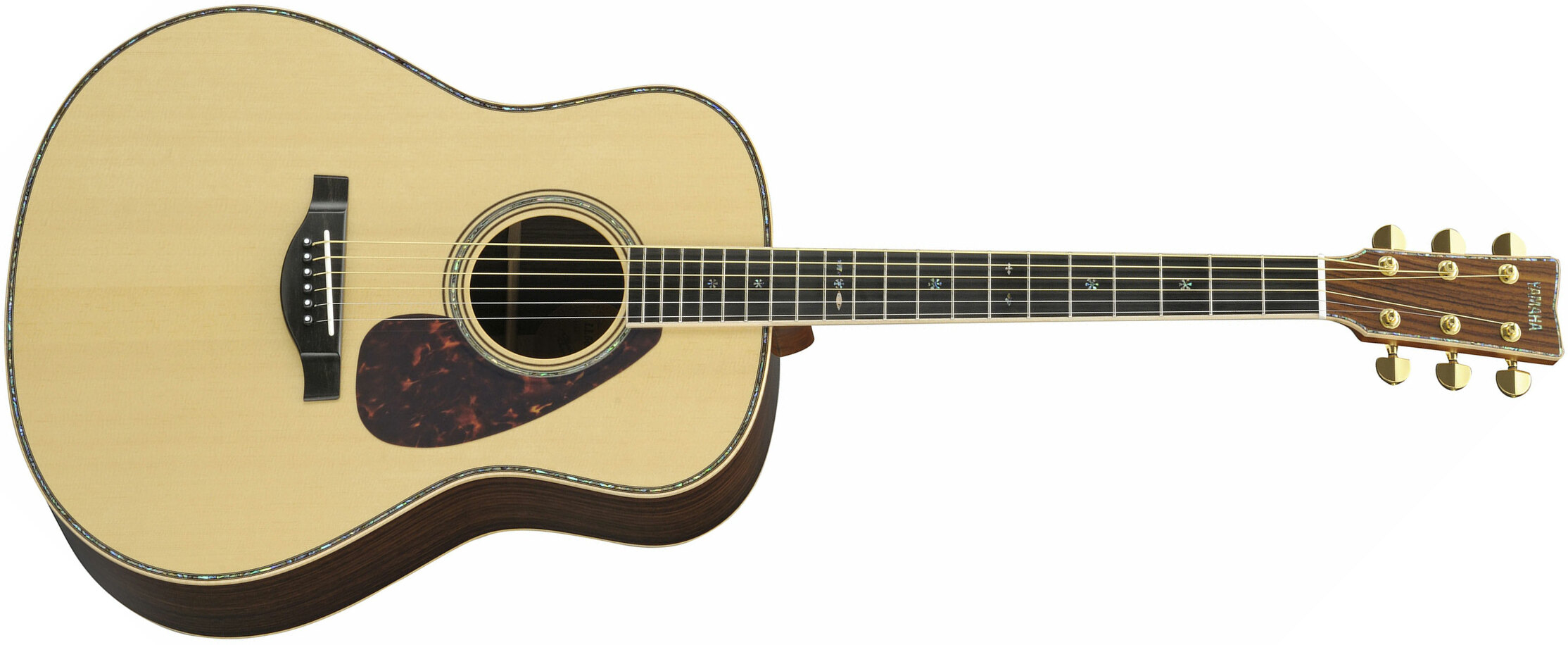 Yamaha Custom Shop Ll56 Areii Dreadnought Epicea Palissandre Eb - Natural - Guitare Electro Acoustique - Main picture