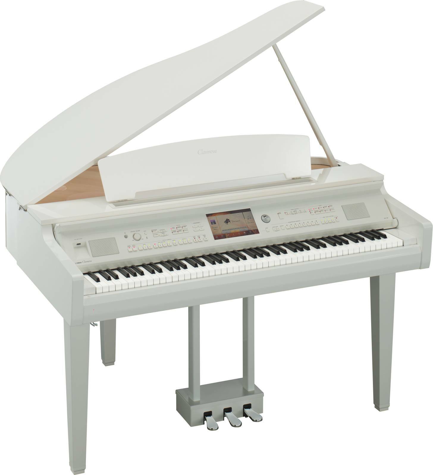 Yamaha Cvp-709gpwh - Blanc LaquÉ - Piano NumÉrique Meuble - Main picture