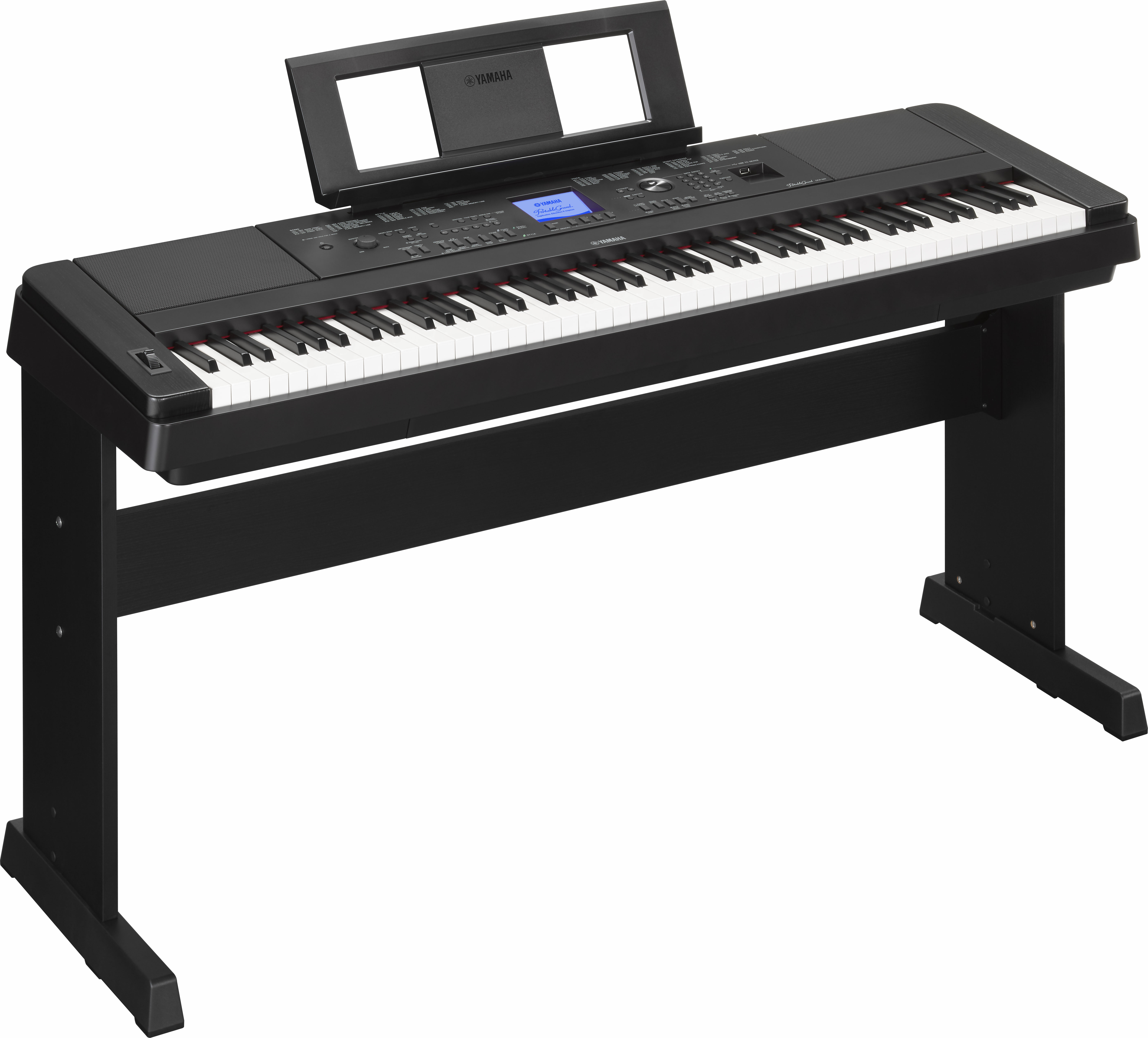 Yamaha Dgx-660 - Black - Piano NumÉrique Meuble - Main picture
