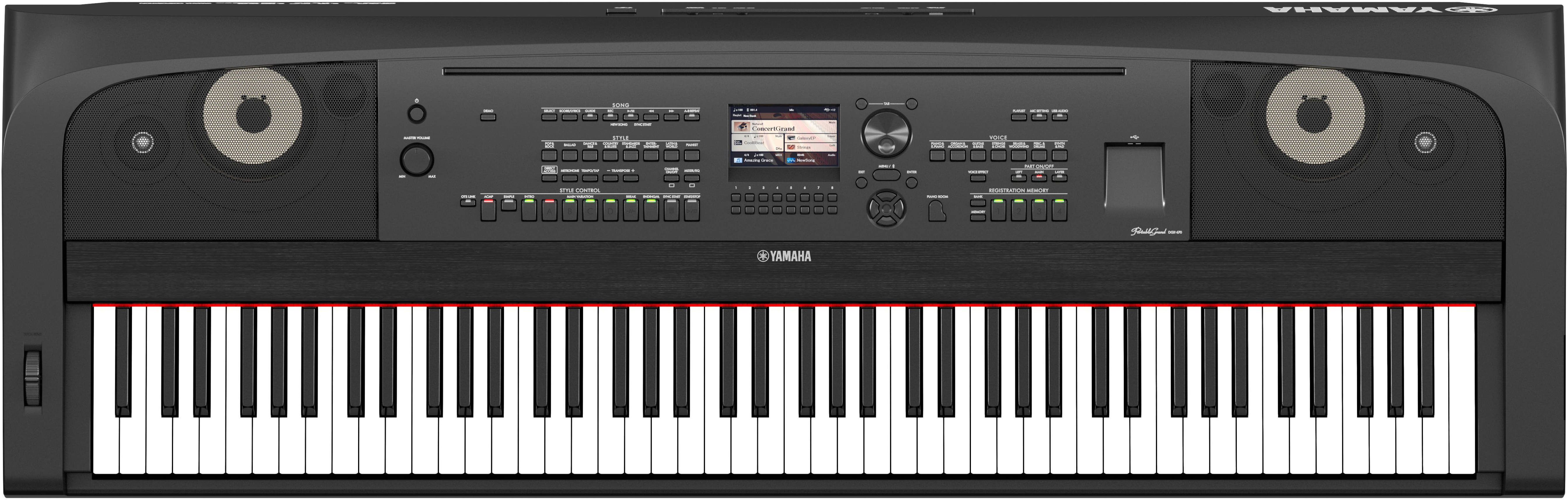 Yamaha Dgx 670 B - Clavier Arrangeur - Main picture