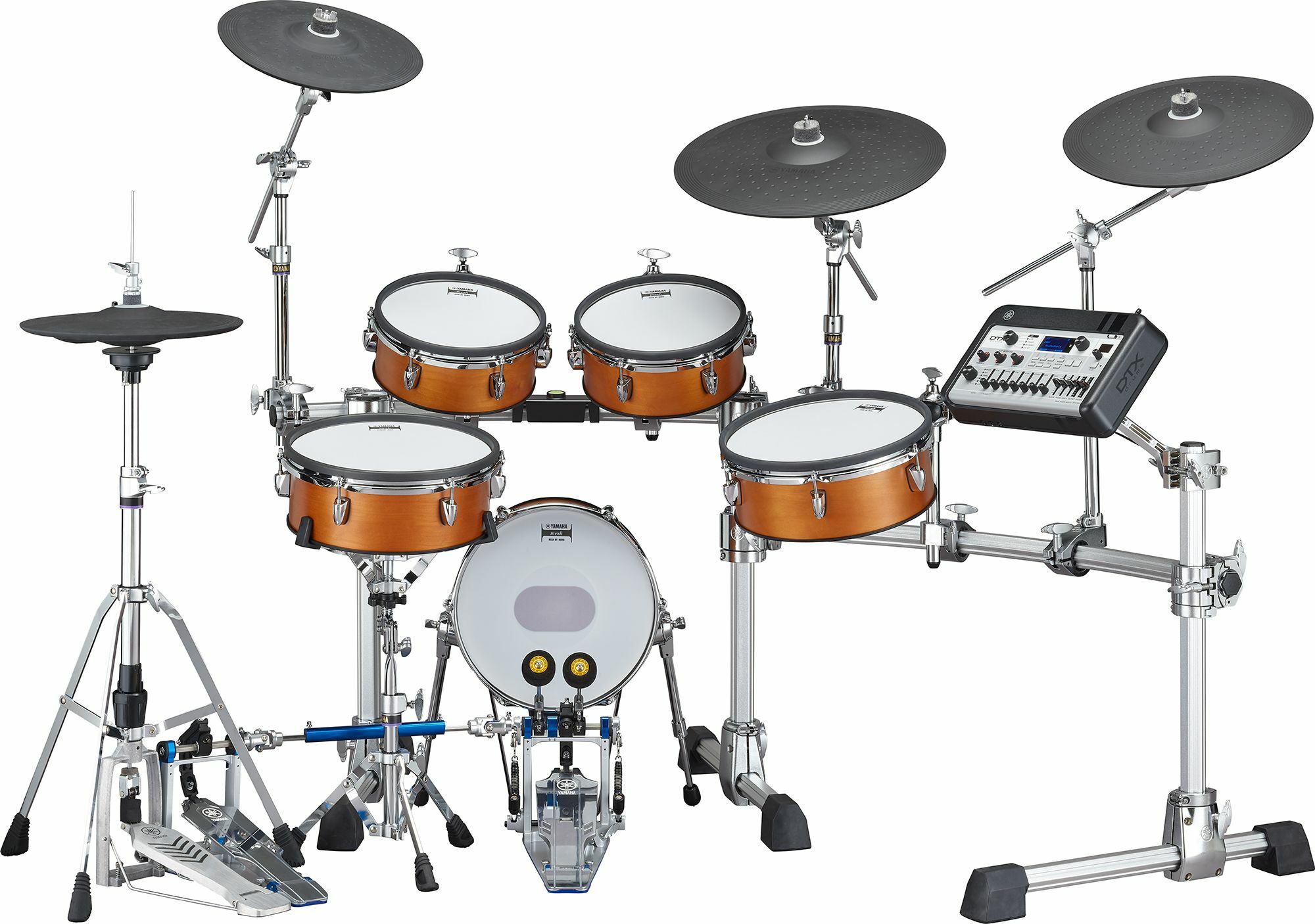 Yamaha Dtx10-km Electronic Drum Kit Mesh Black Forrest - Kit Batterie Électronique - Main picture