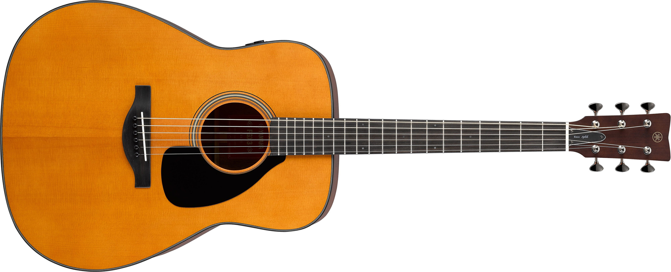 Yamaha Fgx3 Red Label Dreadnought Epicea Palissandre Eb - Heritage Natural - Guitare Acoustique - Main picture