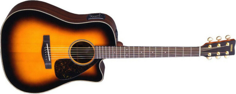 Yamaha Fx 370c - Tobacco Brown Sunburst - Guitare Electro Acoustique - Main picture