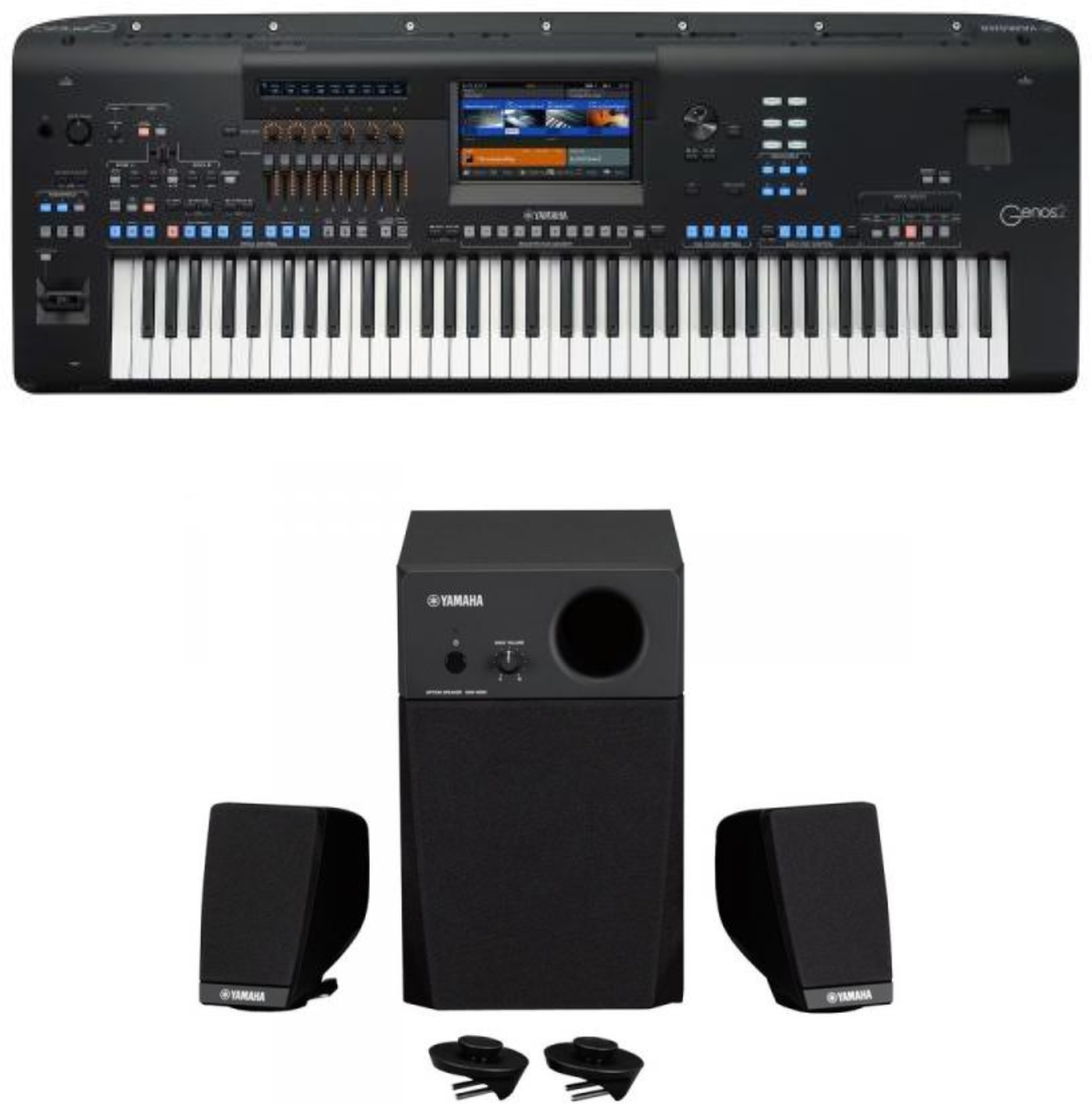 Yamaha Genos 2 + Haut-parleurs Gns-ms01 - Clavier Arrangeur - Main picture