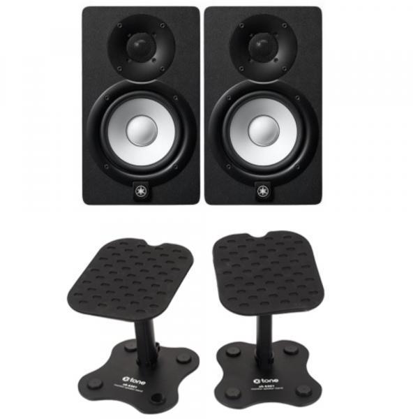 Pack home studio Yamaha HS5 Black (la paire) + Stands