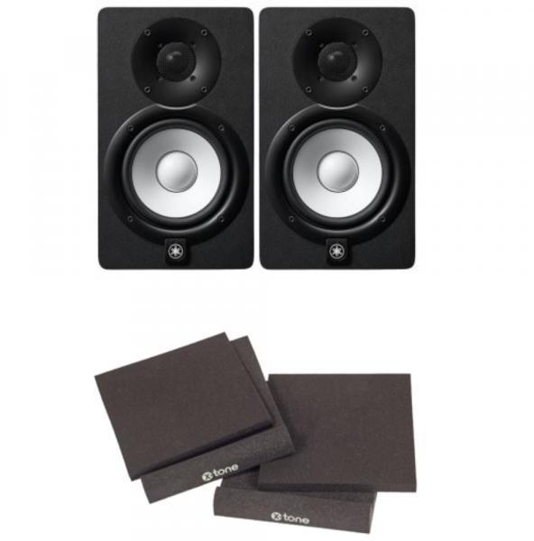 Pack home studio Yamaha HS7 Black (la paire) + Mousses isolantes