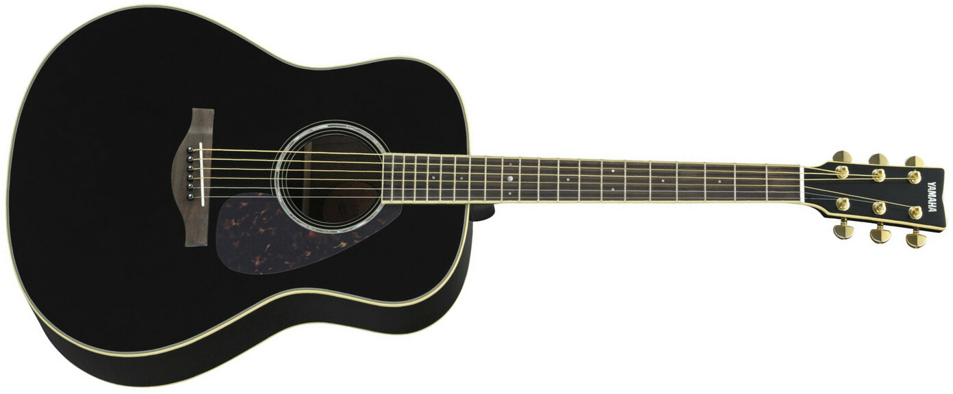 Yamaha Ll6 Are - Black - Guitare Electro Acoustique - Main picture
