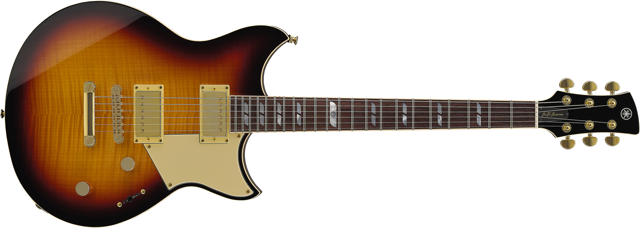 Yamaha Mateo Mancuso Rs20mm Revstar Signature 2h Dimarzio Ht Rw - Vintage Sunburst - Guitare Électrique Double Cut - Main picture