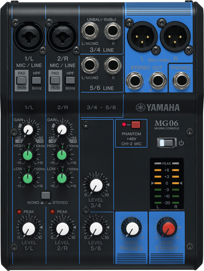 Yamaha Mg06 - Table De Mixage Analogique - Main picture