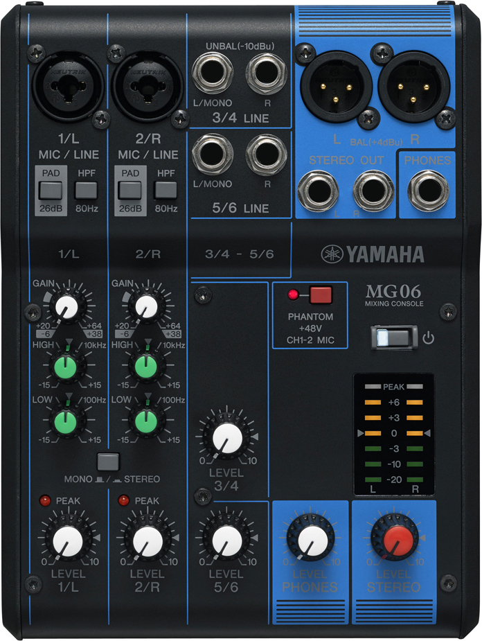 Yamaha Mg06 - Table De Mixage Analogique - Main picture