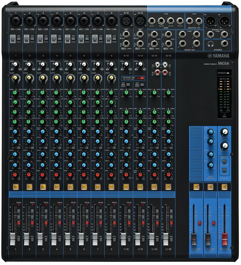 Table de mixage analogique Yamaha MG16