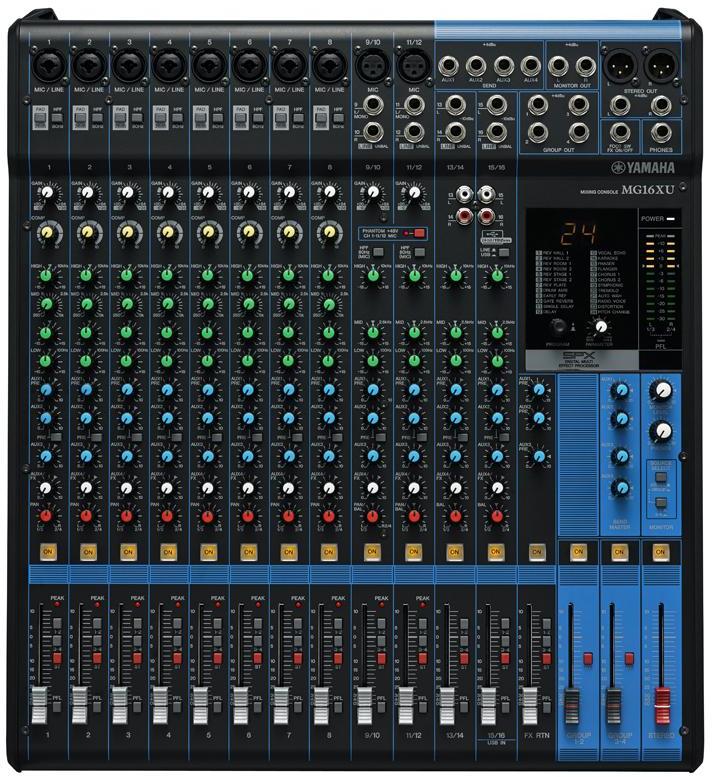 Table de mixage analogique Yamaha MG16XU