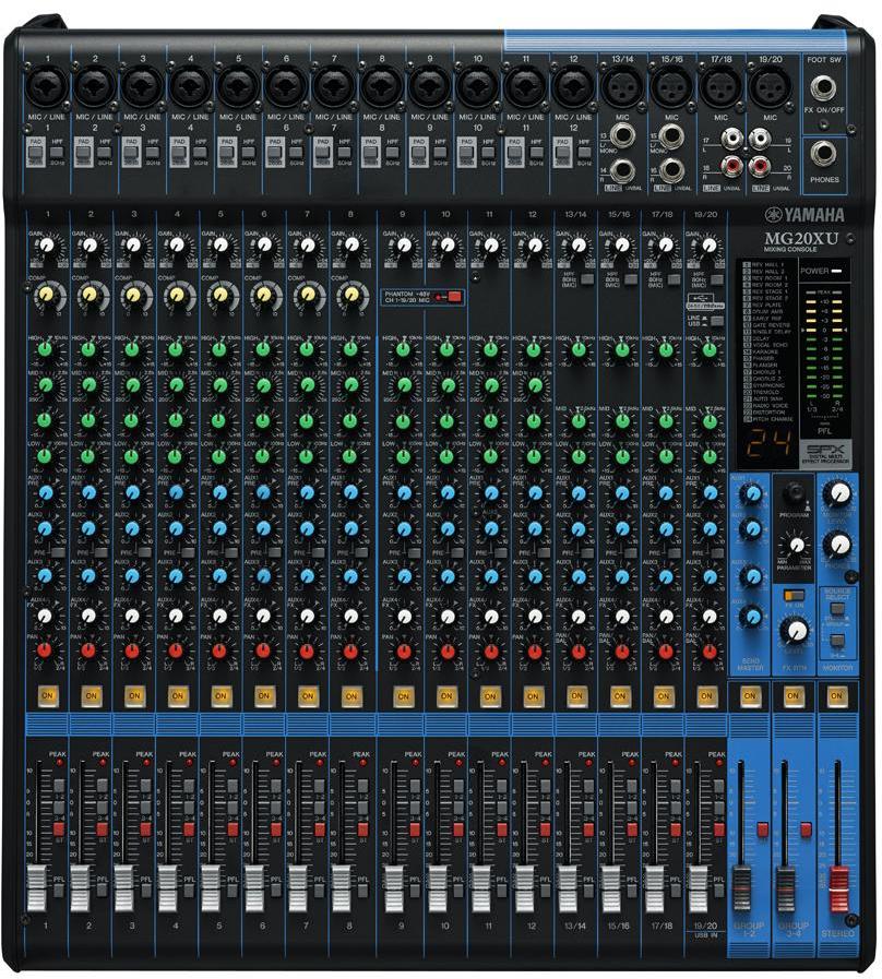 Table de mixage analogique Yamaha MG20XU