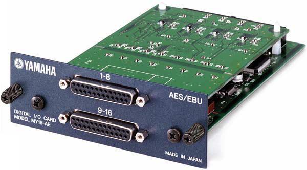 Carte extension table de mixage Yamaha MY16AE