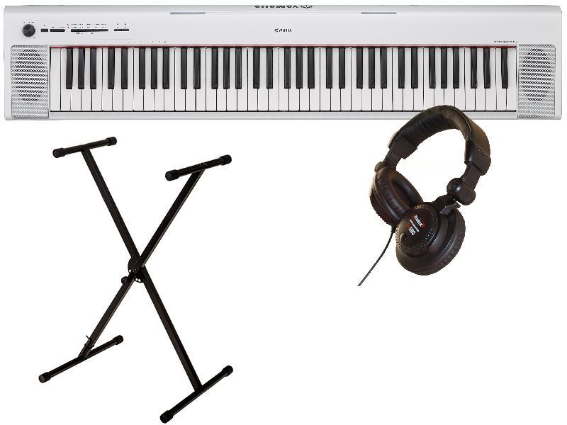 Pack clavier Yamaha NP-32 white + Stand X+ Casque Pro 580