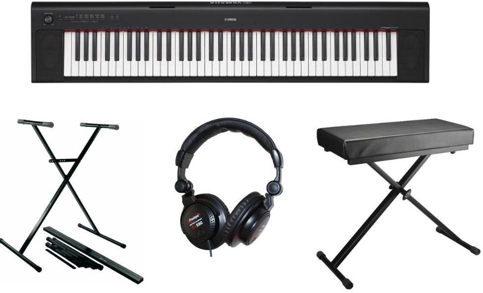 Pack clavier Yamaha NP-32B + Stand X + Banquette X+ Casque