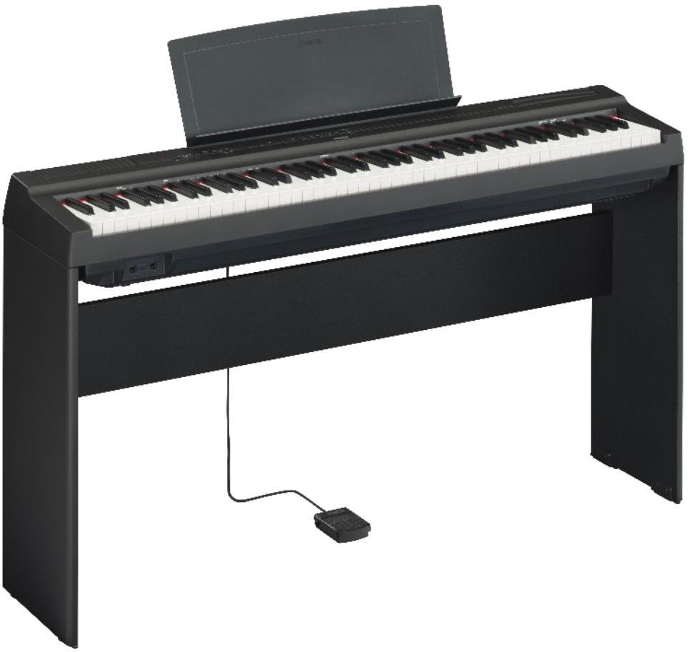 Pack clavier Yamaha P-125 black +pied NL125B
