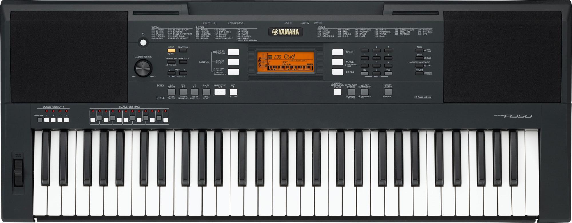 Clavier arrangeur Yamaha PSR-A350