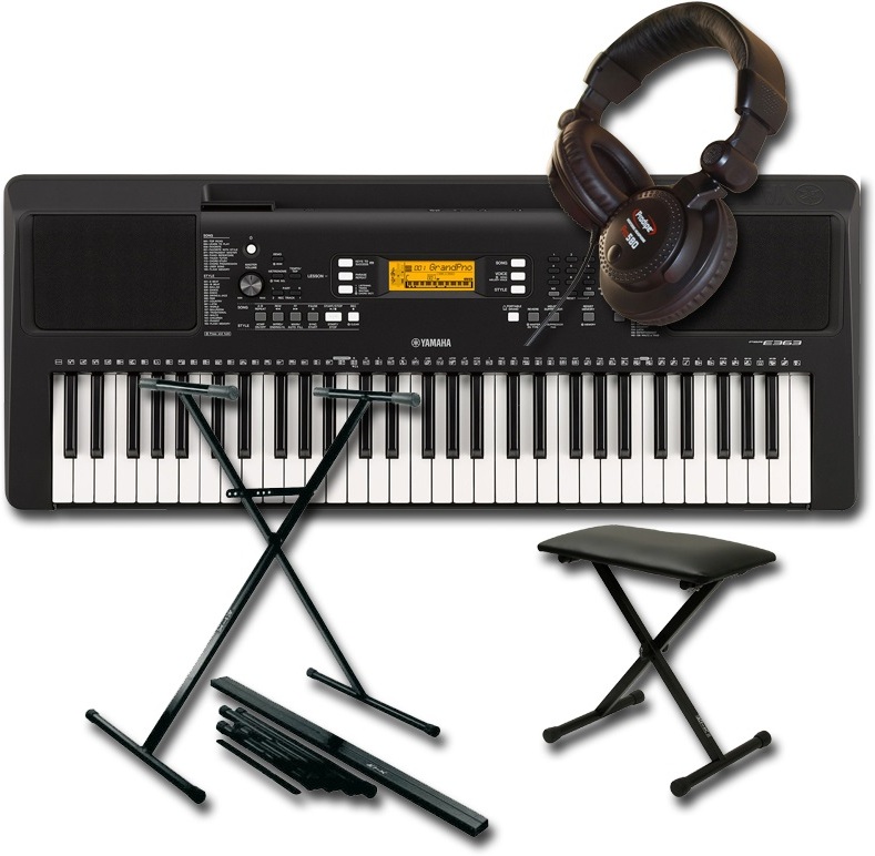 Yamaha Psr-e363 + Stand + Banquette + Casque - Pack Clavier - Main picture