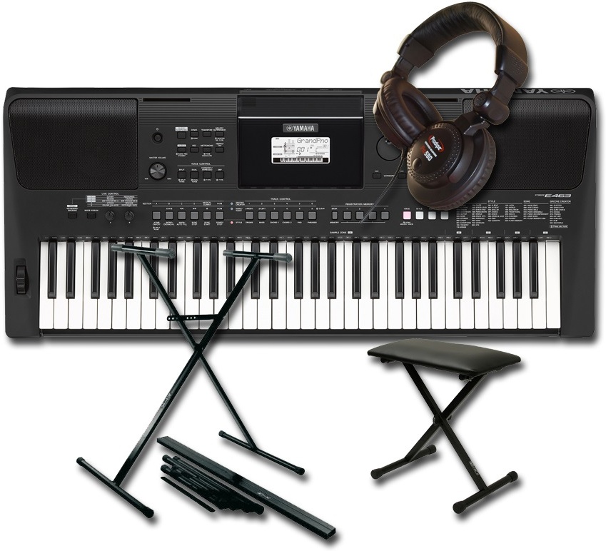 Yamaha Psr-e463 + Stand X +banquette + Casque - Pack Clavier - Main picture