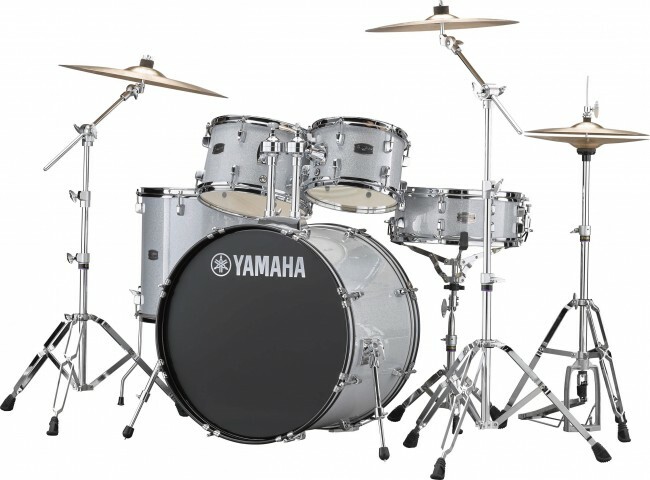 Yamaha Rydeen Stage 22 + Cymbales - Silver Glitter - Batterie Acoustique Stage - Main picture