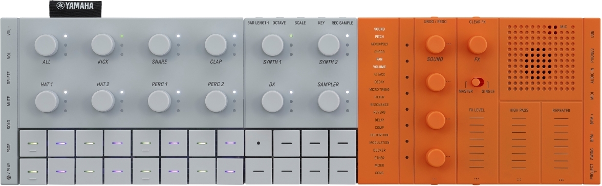 Yamaha Seqtrak Orange - Sampleur / Groovebox - Main picture