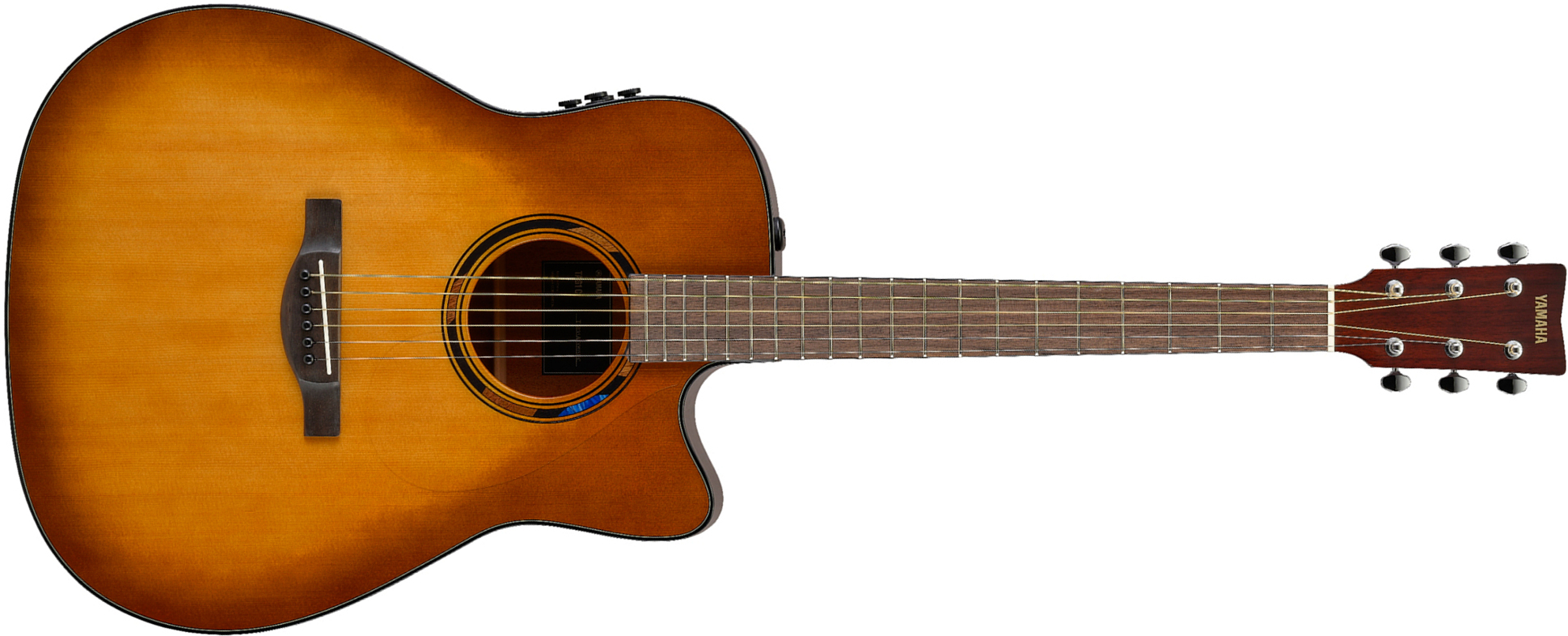 Yamaha Tag1c Dreadnought Epicea Acajou Noy - Sand Burst - Guitare Folk - Main picture