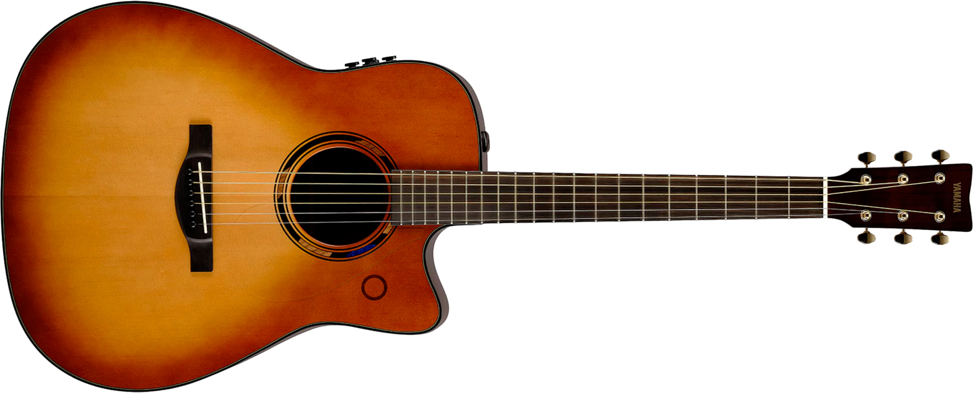 Yamaha Tag3c Transacoustic Dreadnought Cw Epicea Acajou Eb - Sand Burst - Guitare Folk - Main picture