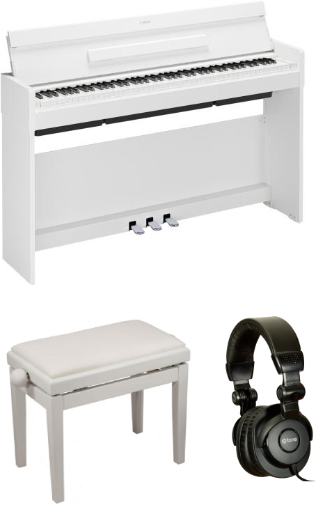 Yamaha Ydp-s36 Blanc  + Banquette + Casque - Blanc - Pack Clavier - Main picture