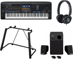 Pack clavier Yamaha Genos 2 + Stand + Amplificateur + Casque