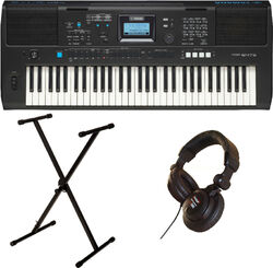 PSR-E473  + casque + Stand Clavier