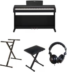 Piano numérique meuble Yamaha YDP-145 B  + Casque (PRO580) + Stand (XH 6102) + Banquette (XB 6160)