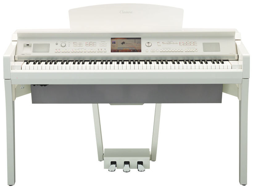 Yamaha Cvp-709pwh - Blanc Laqué - Piano NumÉrique Meuble - Variation 1